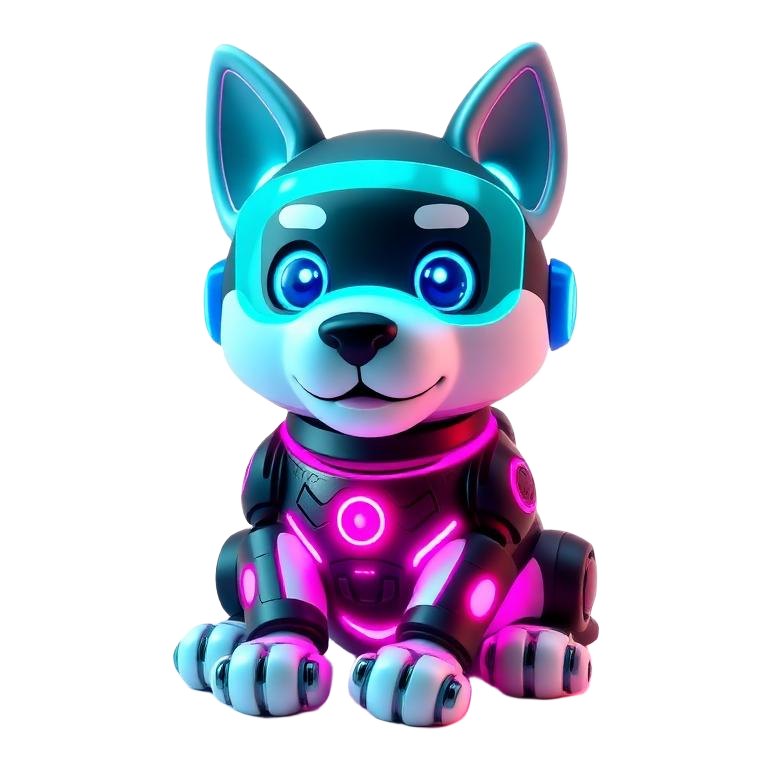 Jarvis the robot dog mascot
